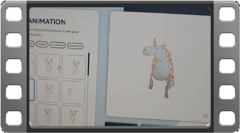 Einhorn Hüpfend